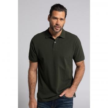 Polo basic uomo verde L cotone/viscosa JP1880