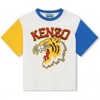 T-shirt Kenzo Kids Manches Courtes 10A Blanc