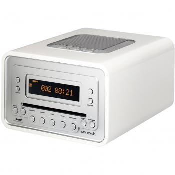 Sonoro AU‑1800 DAB+ CD‑Radio, weißes Designmodell