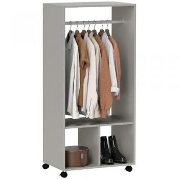 Bedroom Clothes Storage Rack with Shelves