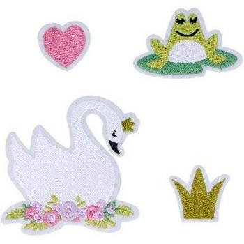 Ensemble de 4 insignes thermocollants brodés