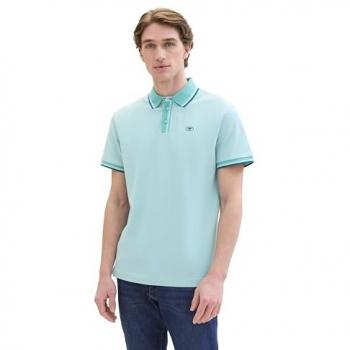 Tom Tailor Poloshirt mit Label-Print Größe L