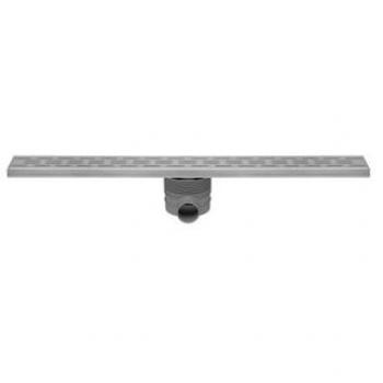 Easydrain Multi Drain 9,8x140 cm Acier Inoxydable Sortie Latérale