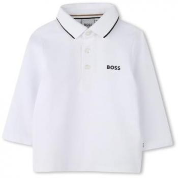 Polo de manga larga BOSS para niño