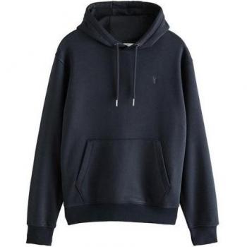 Navy Blue Regular Fit Comfort Jersey Hoodie