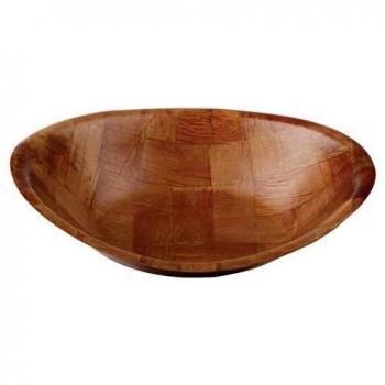 L093 Natural Wood Dish – Oval Shape