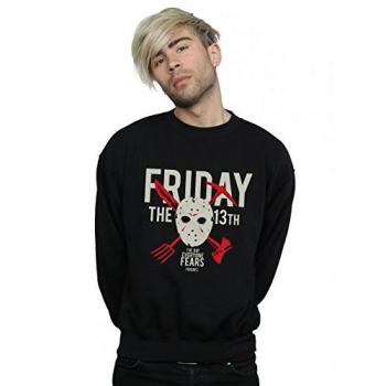 Felpa Uomo “Friday the 13th” Giorno della Paura Nero