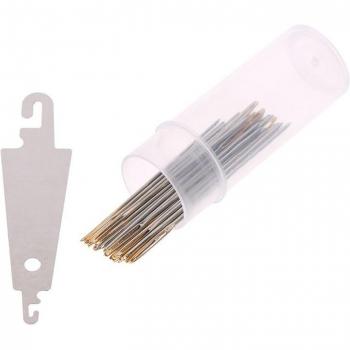 30pcs Gold Eye Needles for Hand Sewing and Embroidery
