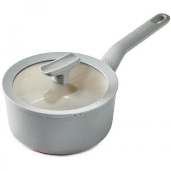 BergHoff Balance Moonmist 18 cm : Casserole en Aluminium Recyclé à Revêtement Céramique