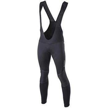 LOEFFLER Black Elastic Bib Tights XS Menswear