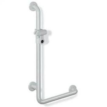 Hewi Support Douche – Poignée Coudée Série 801, 1100 mm, couleur gris clair