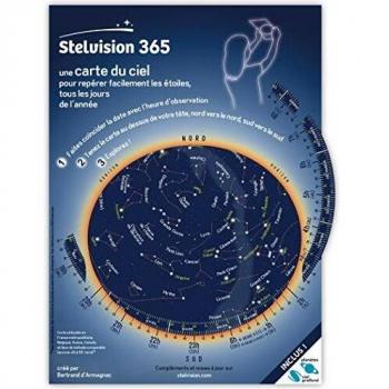 Stelvision 365 : Une carte du ciel pour repérer facilement les étoiles, tous les jours de l'année
