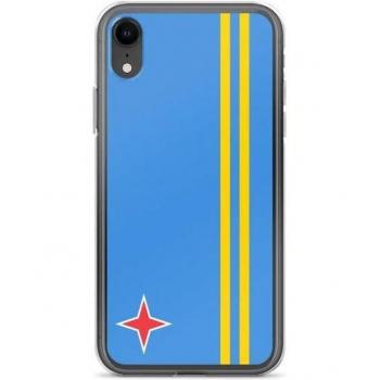 Multi‑Color Aruba Flag iPhone XR Flexible Protective Cover