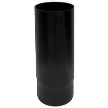 Conduit de fumée en émail noir, 0,5 m, DN 150, 600°C, CE, poêle à bois – Production italienne