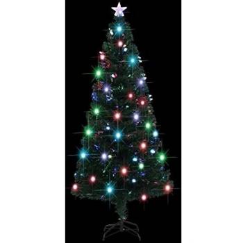 180 cm Pre-lit Fiber Optic Holiday Tree