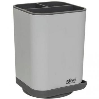 Scolapasta 5five Simply Smart grigio per posate e utensili