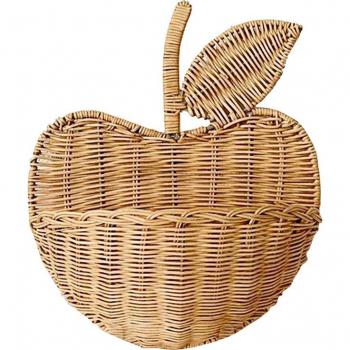 Cesta Decorativa de Mimbre