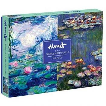 Monet 500 Piece Double Sided Puzzle, by Galison
