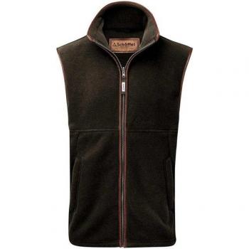 Oakham Fleece Gilet – Dark Olive / Size 46