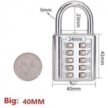LuggageGuard 4/5 Digit Push Button Lock
