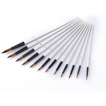 12-Piece Craft Painting Brushes