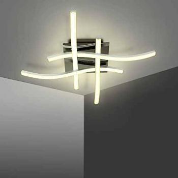 Kingwen 4‑Flammen-LED-Deckenlampe 25 W – 5500 K, IP21, für Wohnzimmer & Schlafzimmer
