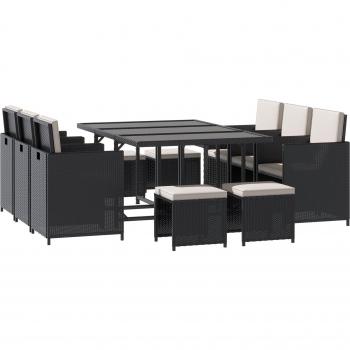 Set Mobili da Giardino Tavolo da Pranzo, Tavolino e Sedie