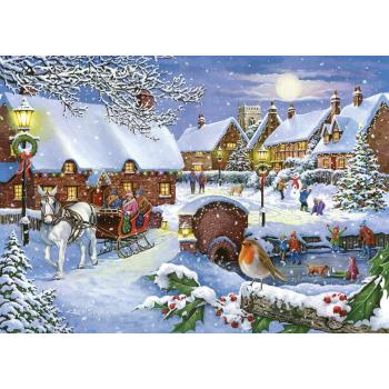 Schneekarussell 1000 Teile – The House Of Puzzles Puzzle