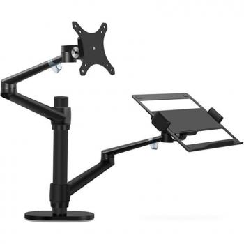 Support de Moniteur à Double Bras avec Rotation 360°