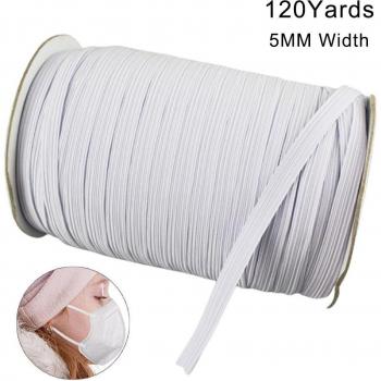 120 Yards Elastic Band for DIY Face Mask Projects