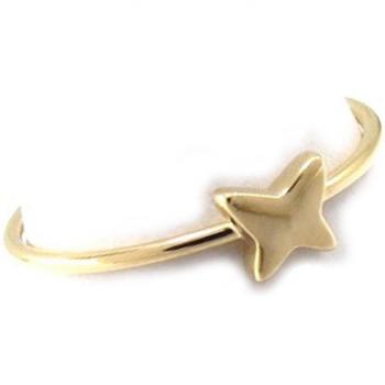 Anillo 'Borboleta' chapado en oro