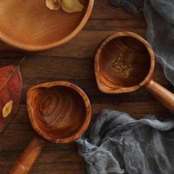 Japanese Mini Wooden Scoop