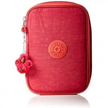 Kipling 100 PENS Large Pencil Case Punch Pink C