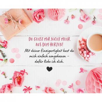 Ich liebe dich, weil ... Zum Eintragen und Verschenken