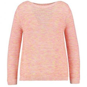 SAMOON Multicolour Garn Pullover in Orange, Größe 46/L