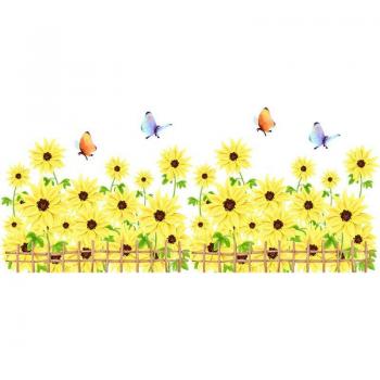 Plinthe Florale Stickers Maison Design