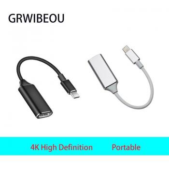 Adaptateur Type C HDMI 4K pour tablette et téléphone portable