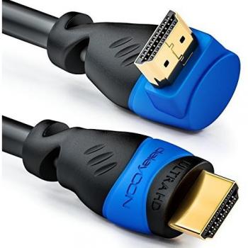 DeleyCON 10m HDMI 270° Winkel Kabel
