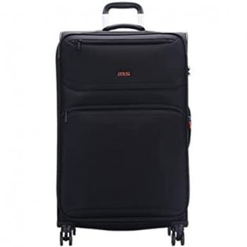 Grande Valise Souple Extensible Noir – 76x48x30 cm, Ref 59972