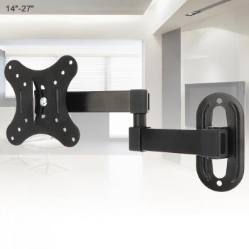 Adjustable Wall Mount Bracket for 14-27 Inch LCD LED TVs with 15 Degree Tilt