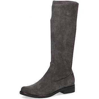 Caprice Damen Stiefel Grau mit Blockabsatz und G-Weite 41