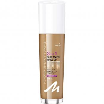 MANHATTAN 3-in-1 Make-up Easy Match Mocha 41, SPF 20, 30 ml