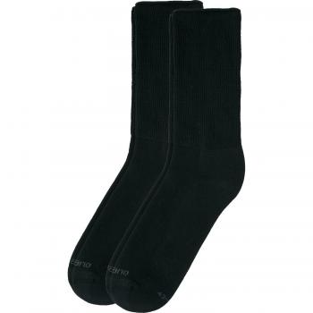 Camano SoftBund Baumwollsocken 2er Set, schwarz, 47-49