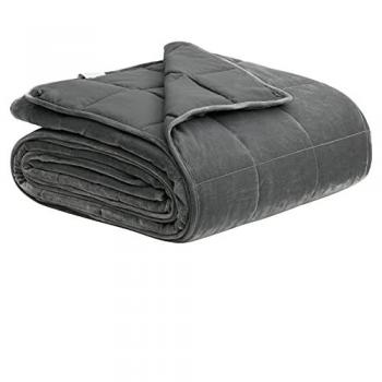 Couverture pondérée anti-stress 150x200cm, 7kg, Gris