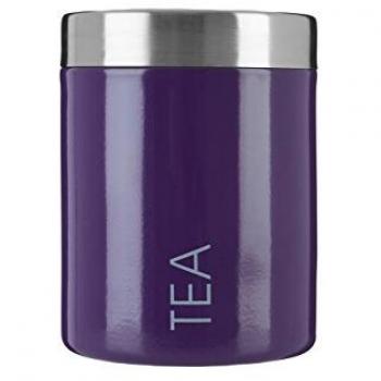 Purple Enamel Tea Canister