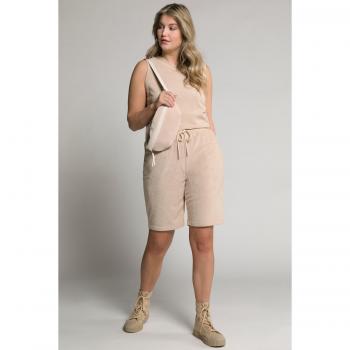 Spugna Donna Beige – Shorts con Cintura Elastica 56/58 – Ulla Popken