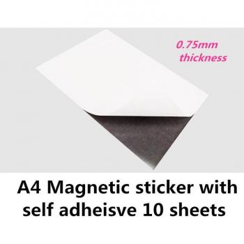 10 Sheets A4 Flexible Magnetic Vinyl