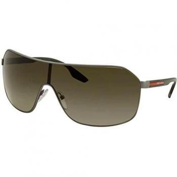 Lunettes de soleil Prada Linea Rossa PS 53VS en taille 7CQ1X1, couleur noire avec verres gris fumés