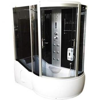 Farbtherapie Duschbadewanne mit Whirlpool-Funktion