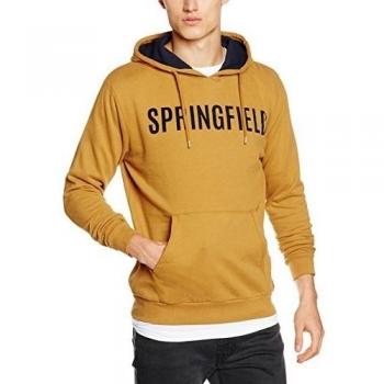 Springfield Sudadera NT Spf para Hombre, Amarillo (9), M